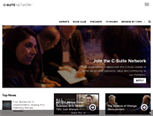 Tablet Screenshot of c-suitenetwork.com